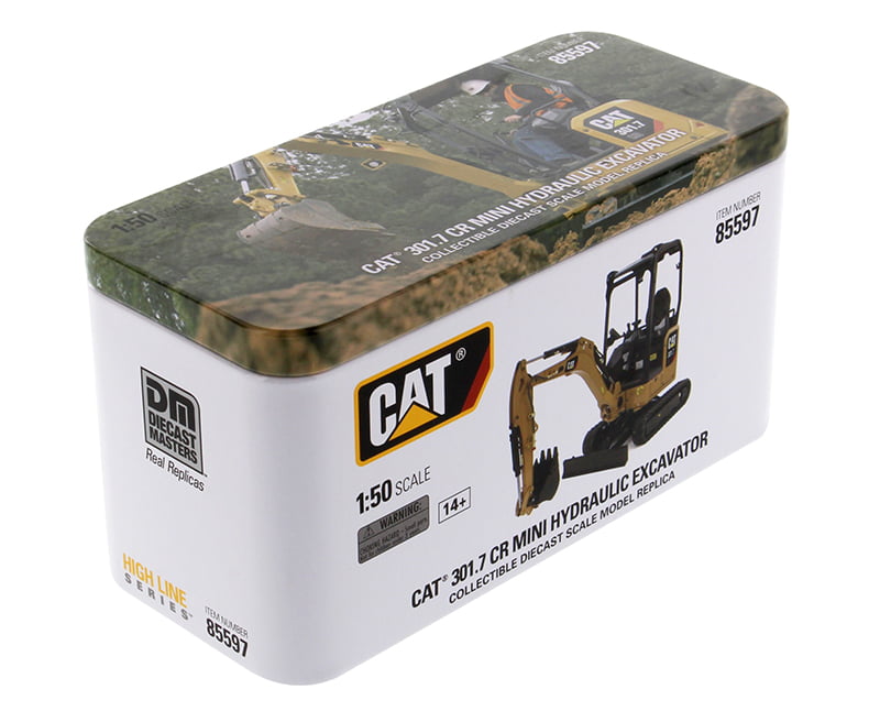 Diecast Masters Cat® 301.7 CR Mini Hydraulic Excavator - Next Generation - 1/50