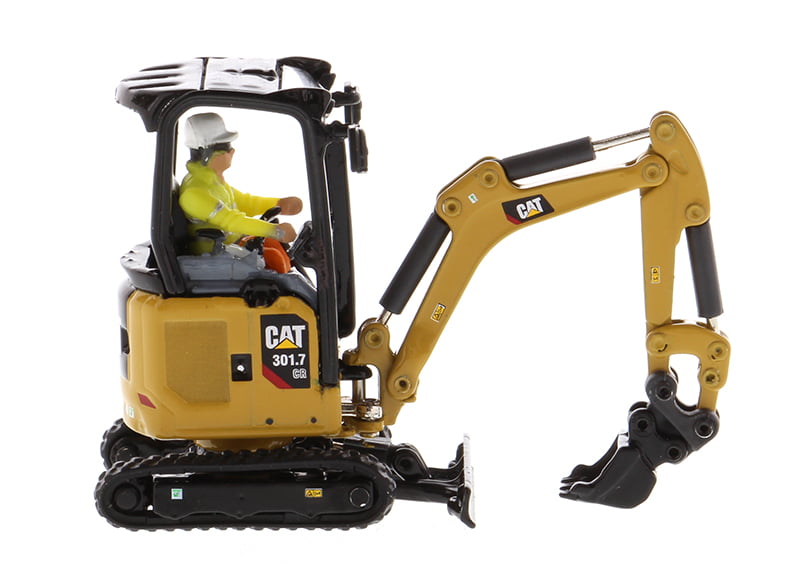 Diecast Masters Cat® 301.7 CR Mini Hydraulic Excavator - Next Generation - 1/50