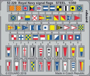 Eduard Eduard 1/350 Royal Navy Signal Flags Steel (Pre-Painted)