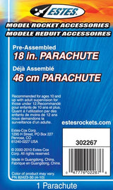 Estes Rockets 18-inch Printed Parachute