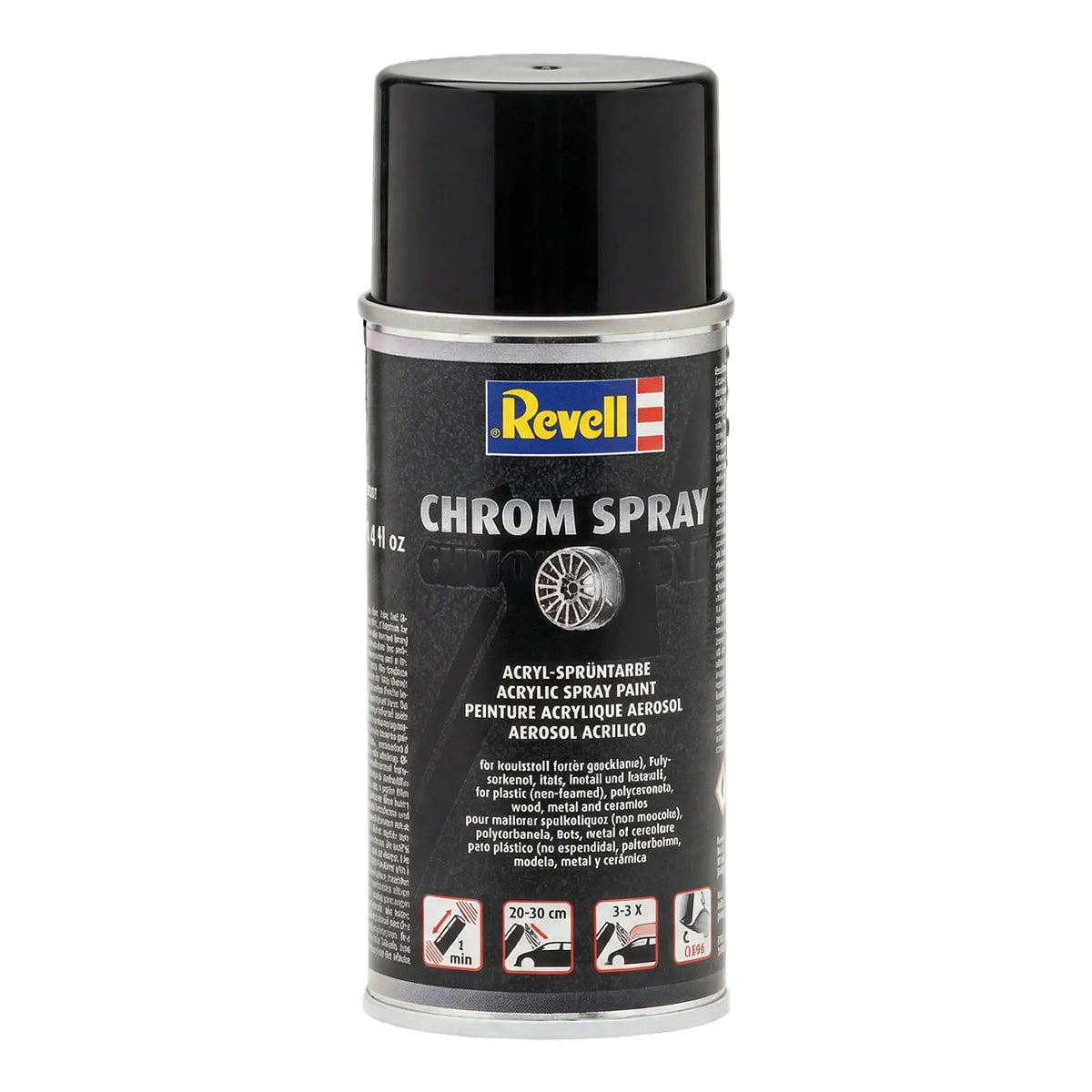 Revell 39628 150ml Chrome Acrylic Spray Paint