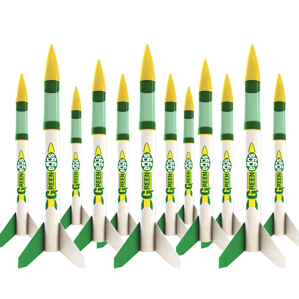 Estes Rockets Green Eggs™ Bulk Pack (12 pk)