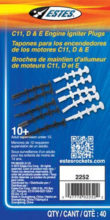 Estes Rockets Plugs for Large Engines (20 pack) 002252