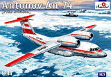 A Model From Russia MODEL AIRCRAFT A Model From Russia 1/144 Antonov An74 Polar Soviet Commercial/Cargo Aircraft Kit