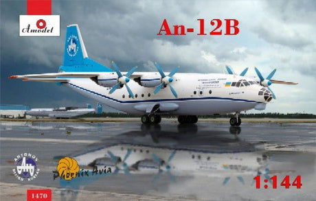 A Model From Russia MODEL AIRPLANES A Model From Russia 1/144 Antonov An12B Cargo Aircraft Kit