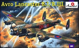 A Model From Russia MODEL AIRPLANES A Model From Russia 1/144 Avro Lancaster BI/BIII RAF Bomber Kit