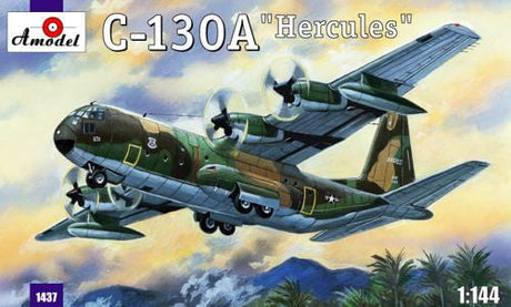 A Model From Russia MODEL AIRPLANES A Model From Russia 1/144 C130A Hercules USAF Tactical Transport Aircraft Kit