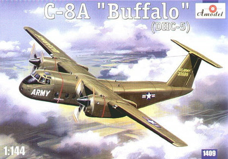 A Model From Russia MODEL AIRPLANES A Model From Russia 1/144 C8A Buffalo (DHC5) USAF Transport Aircraft Kit