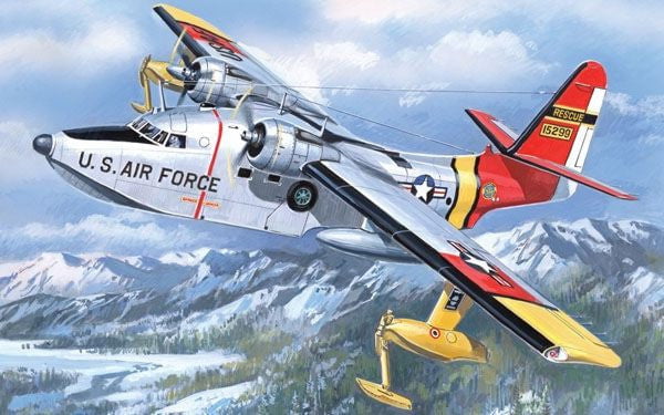 A Model From Russia MODEL AIRPLANES A Model From Russia 1/144 HU16B Triphibian USAF Transport Hydroplane Kit