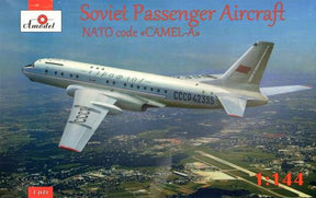 A Model From Russia MODEL AIRPLANES A Model From Russia 1/144 Tu104 Aeroflot Russian Airliner Kit