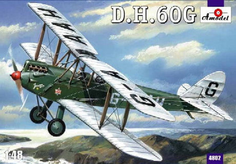 A Model From Russia MODEL AIRPLANES A Model From Russia 1/48 DH 60G Gipsy Moth 2-Seater BiPlane Kit