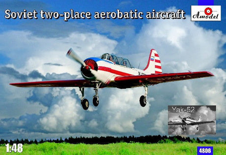 A Model From Russia MODEL AIRPLANES A Model From Russia 1/48 Yak52 2-Seater Soviet Aerobatic Aircraft Kit