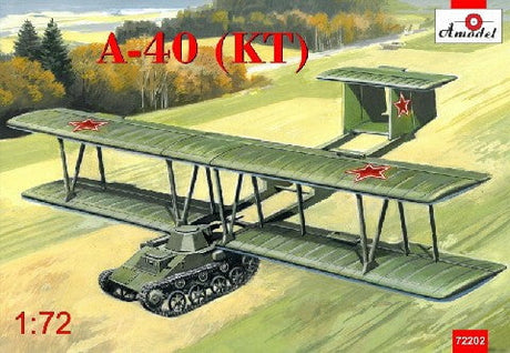 A Model From Russia MODEL AIRPLANES A Model From Russia 1/72 Antonov A40 (KT) Proto-Type Flying Tank using T60 Kit