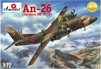 A Model From Russia MODEL AIRPLANES A Model From Russia 1/72 Antonov An26 RR/RT/Z Version Russian Military Cargo Aircraft Kit
