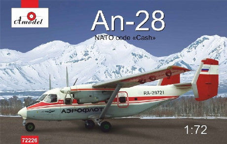 A Model From Russia MODEL AIRPLANES A Model From Russia 1/72 Antonov An28 NATO Code Twin Engine Light Turboprop Aircraft Kit