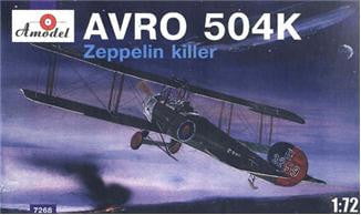 A Model From Russia MODEL AIRPLANES A Model From Russia 1/72 Avro 504K Zeppelin Killer Single-Seater Fighter Kit