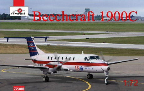 A Model From Russia MODEL AIRPLANES A Model From Russia 1/72 Beechcraft 1900C US Air Express Turboprop Aircraft Kit