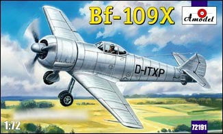 A Model From Russia MODEL AIRPLANES A Model From Russia 1/72 Bf109X German Experimental Aircraft Kit
