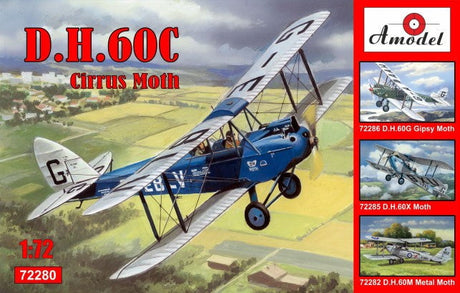 A Model From Russia MODEL AIRPLANES A Model From Russia 1/72 DH60C Cirrus Moth 2-Seater Biplane Kit