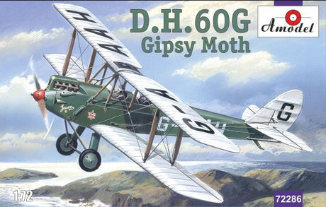 A Model From Russia MODEL AIRPLANES A Model From Russia 1/72 DH60G Gipsy Moth 2-Seater Biplane Kit