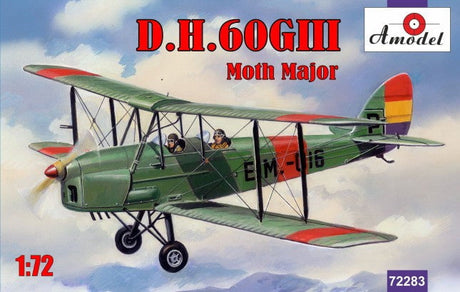 A Model From Russia MODEL AIRPLANES A Model From Russia 1/72 DH60G III Moth Major 2-Seater Biplane Kit