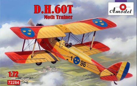A Model From Russia MODEL AIRPLANES A Model From Russia 1/72 DH60T Moth Trainer 2-Seater Biplane Kit
