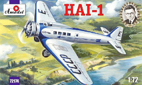 A Model From Russia MODEL AIRPLANES A Model From Russia 1/72 HAI1 Low Wing Passenger Aircraft Kit