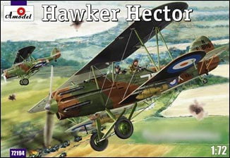 A Model From Russia MODEL AIRPLANES A Model From Russia 1/72 Hawker Hector British BiPlane Fighter Kit