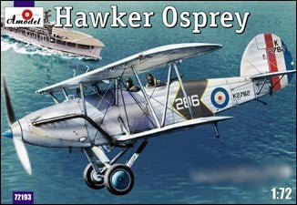 A Model From Russia MODEL AIRPLANES A Model From Russia 1/72 Hawker Osprey Mk I British Naval Recon BiPlane Kit