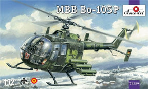 A Model From Russia MODEL AIRPLANES A Model From Russia 1/72 MBB Bo105P Military Helicopter Kit