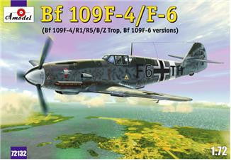 A Model From Russia MODEL AIRPLANES A Model From Russia 1/72 Messerschmitt Bf109F4/F6 Fighter Kit