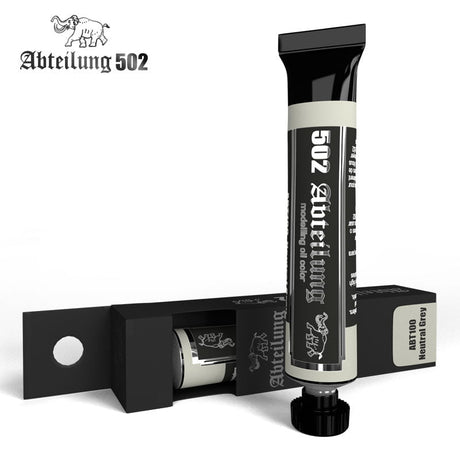 Abteilung 502 Paint - Oil Abteilung 502 100 Weathering Oil Paint Neutral Grey 20ml Tube