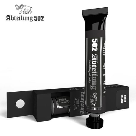 Abteilung 502 Paint - Oil Abteilung 502 110 Weathering Oil Paint Black 20ml Tube