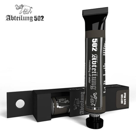 Abteilung 502 Paint - Oil Abteilung 502 130 Weathering Oil Paint Dark Mud 20ml Tube