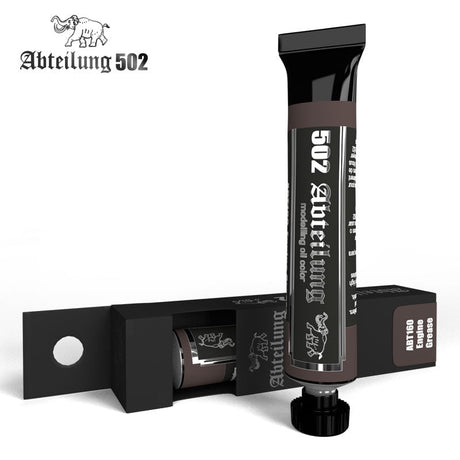 Abteilung 502 Paint - Oil Abteilung 502 160 Weathering Oil Paint Engine Grease 20ml Tube