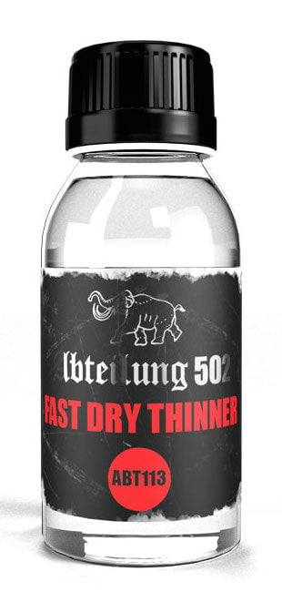 Abteilung 502 Thinner - Oil Abteilung 502 113 Fast Dry Thinner 100ml Bottle