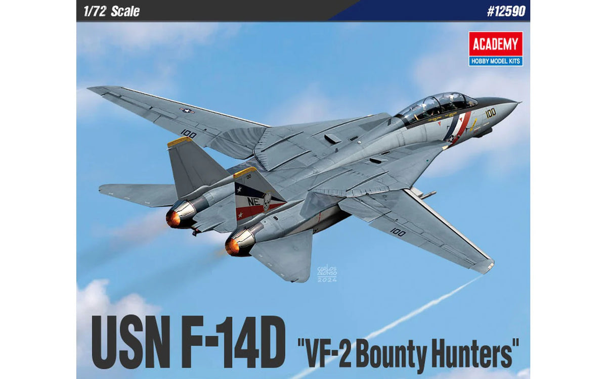 Academy 12590 1/72 F-14D Super Tomcat 'Bounty Hunters' Model Kit