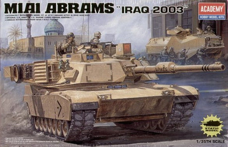 Academy MILITARY MODEL Academy 1/35 M1A1 Abrams US Army Tank Iraq 2003 Kit