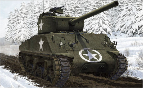 Academy MILITARY MODEL Academy 1/35 M4A3 (76)W Battle of the Bulge Kit