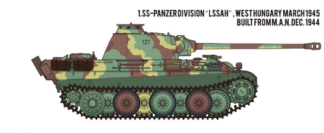 Academy MILITARY MODEL Academy 1/35 PzKpfw V Panther Ausf G Last Production Tank (New Tool) Kit