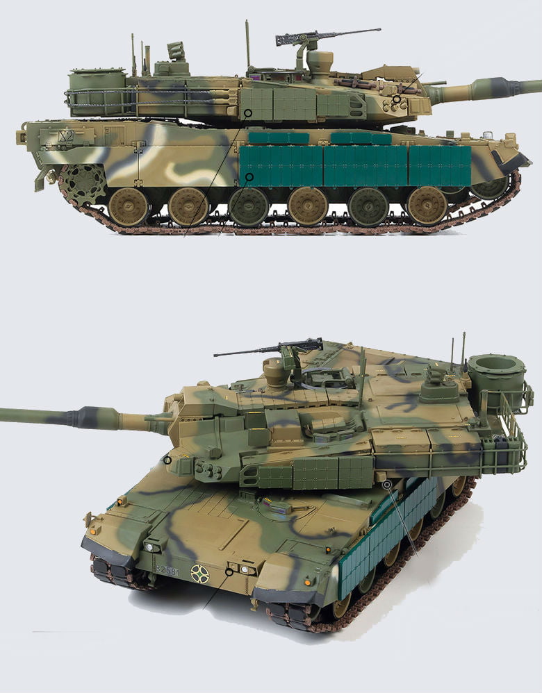 Academy MILITARY MODEL Academy 1/35 ROK Army K2 Black Panther Kit