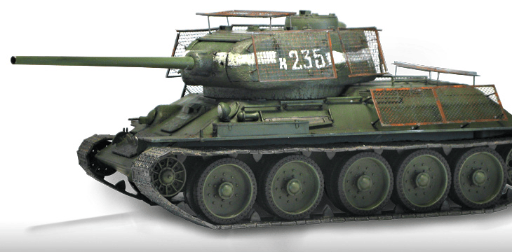 Academy MILITARY MODEL Academy 1/35 T34/85 No.183 Factory Tank Berlin 1945 Kit