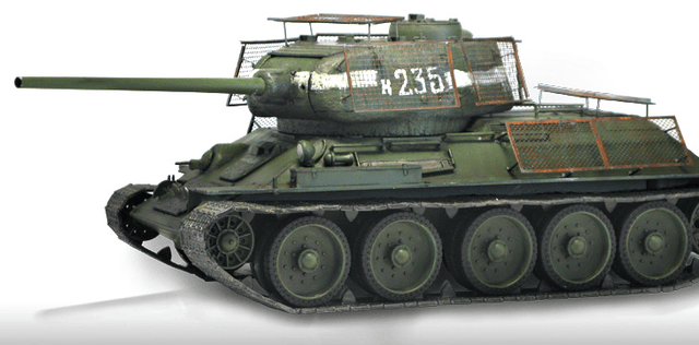 Academy MILITARY MODEL Academy 1/35 T34/85 No.183 Factory Tank Berlin 1945 Kit