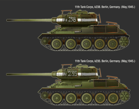 Academy MILITARY MODEL Academy 1/35 T34/85 No.183 Factory Tank Berlin 1945 Kit