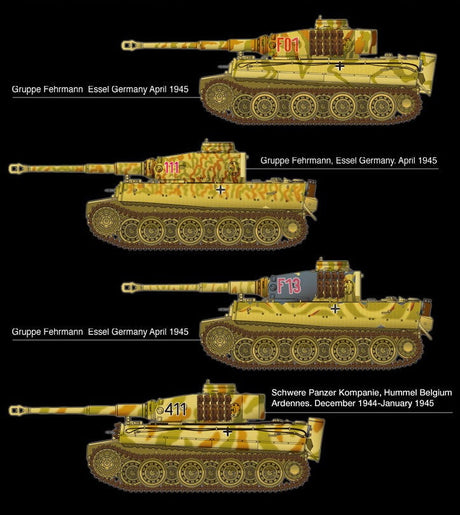 Academy MILITARY MODEL Academy 1/35 Tiger-I Gruppe Fehrmann Kit
