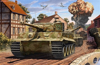 Academy MILITARY MODEL Academy 1/35 Tiger I Mid Version Normandy Invasion 70th Anniv Kit