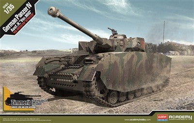 Academy MILITARY MODEL Academy 1/35 WWII German Panzer IV Ausf H Version Medium Tank (New Tool) Kit