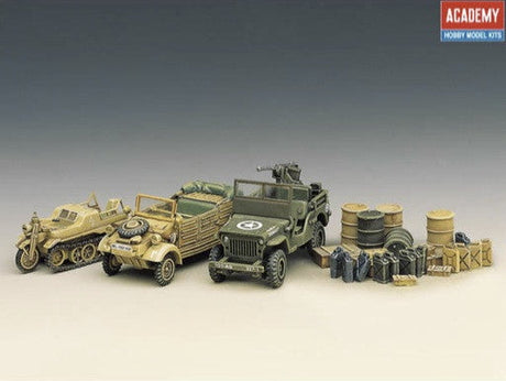 Academy MILITARY MODEL Academy 1/72 Ground Vehicle Set Kit