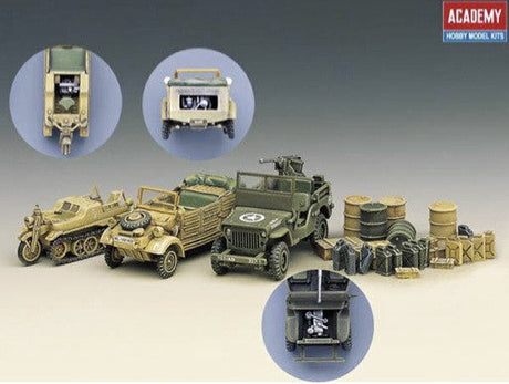 Academy MILITARY MODEL Academy 1/72 Ground Vehicle Set Kit