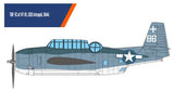 Academy MODEL AIRCRAFT Academy 1/48 TBF1C USN Torpedo Bomber Battle of Leyte Gulf Kit